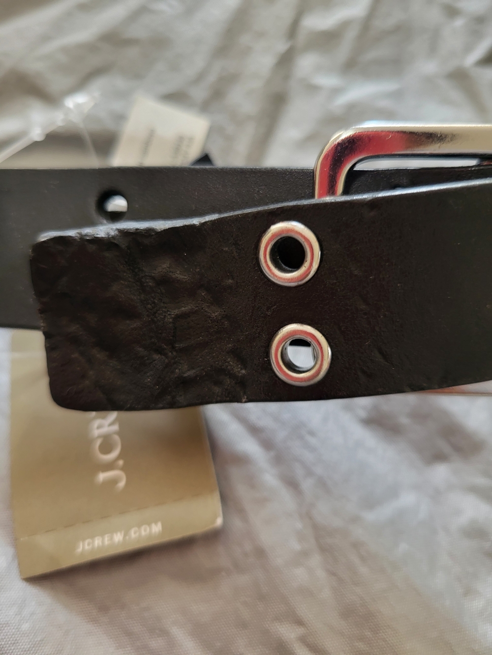 J. Crew Italian Grommet Leather Belt - Picture 4 of 7